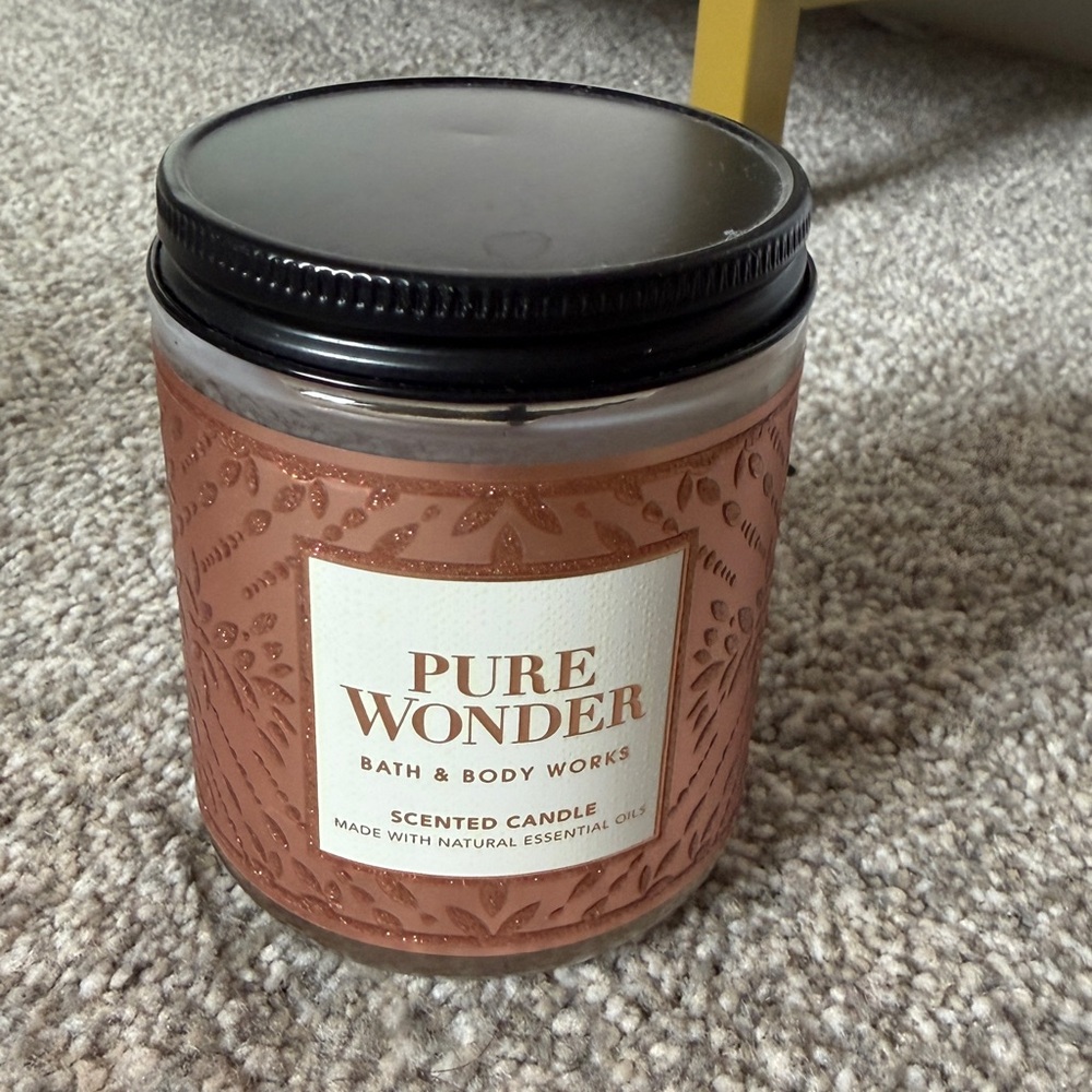 Bath & Body Works Pure Wonder Single Wick Candle